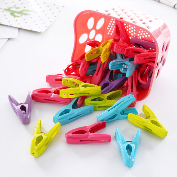 30pcs Set Drying Pegs + Baskets - Image 2