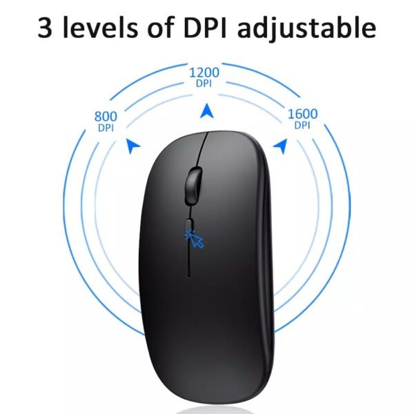 Silent Rechargeable Bluetooth Mouse - Image 2