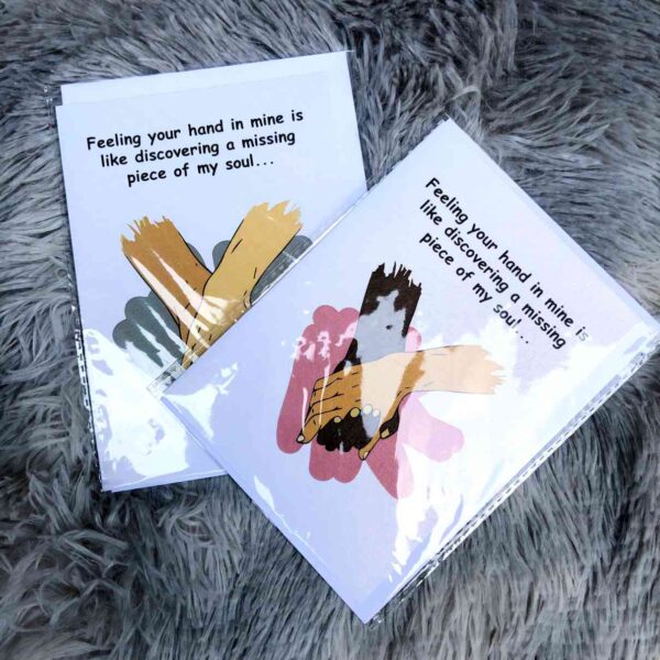 Romantic Message Folded Cards